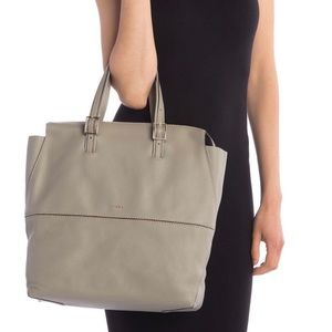 Furla Women's Large Dori Leather Satchel - Beige